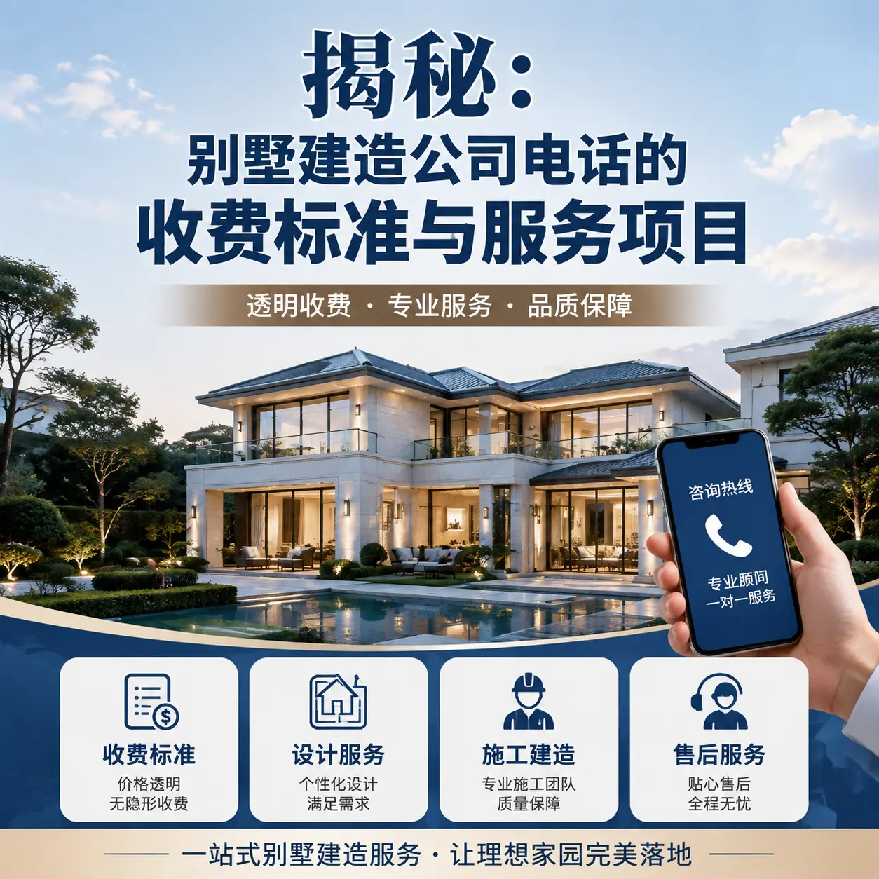 揭秘:镇远别墅建造公司电话的收费标准与服务项目