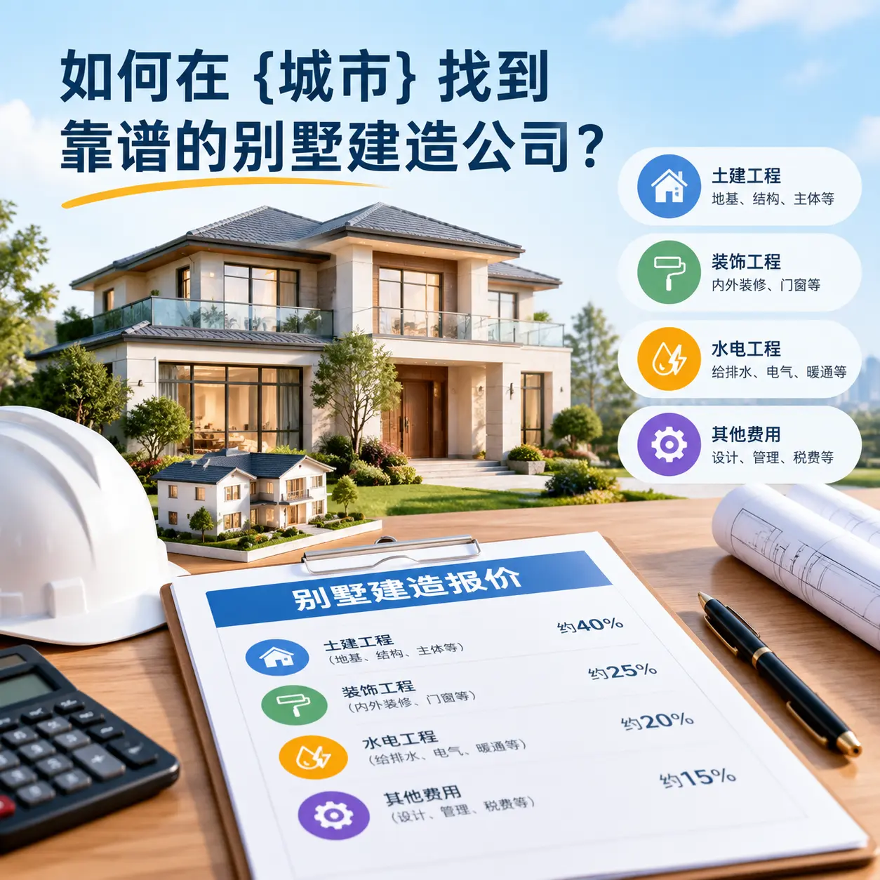 如何在 镇远 找到靠谱的别墅建造公司?
