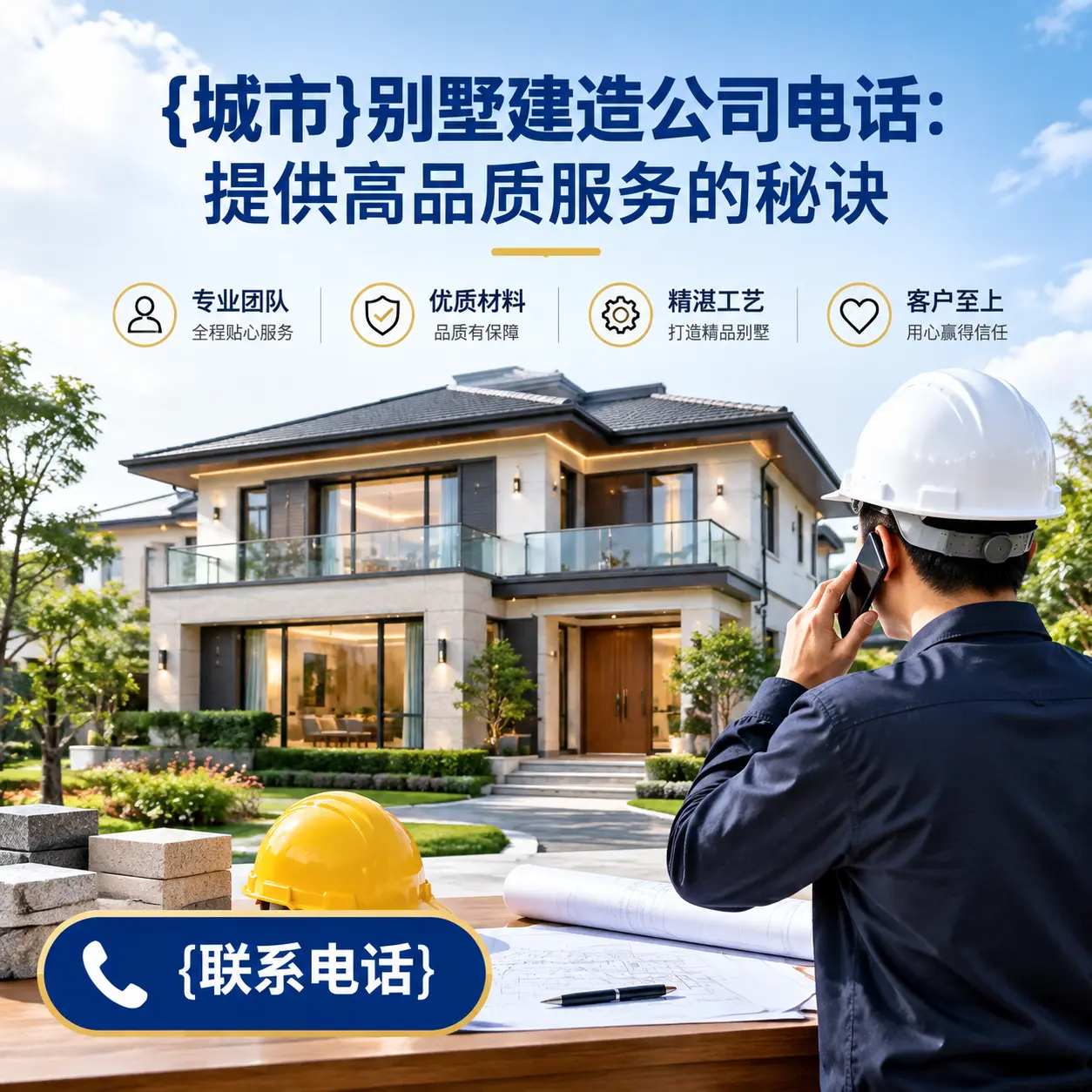 镇远别墅建造公司电话：提供高品质服务的秘诀