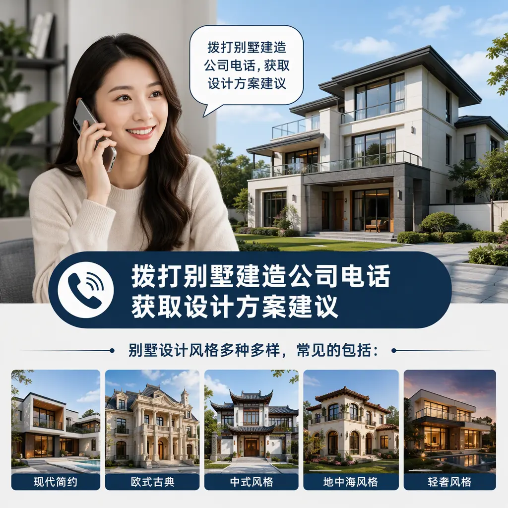 拨打镇远别墅建造公司电话,获取设计方案建议