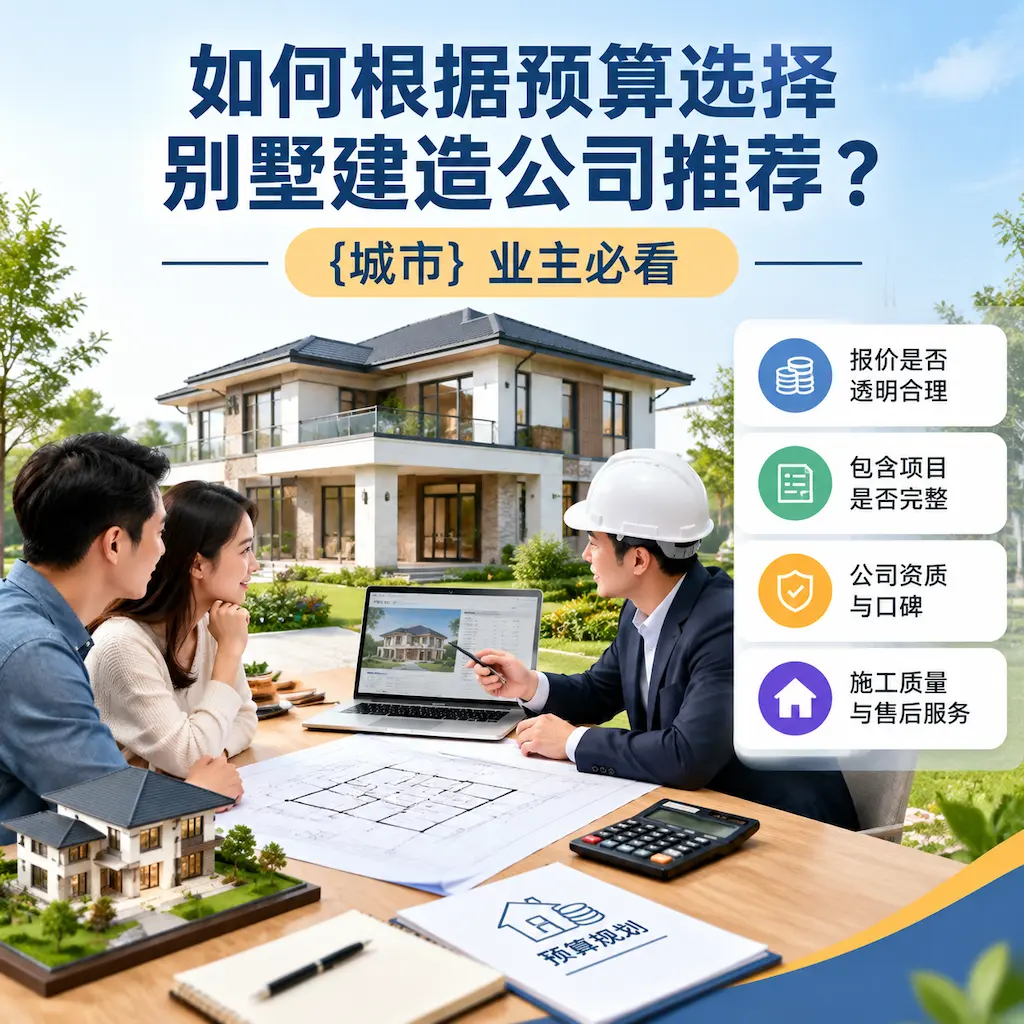如何根据预算选择别墅建造公司推荐？ 镇远 业主必看